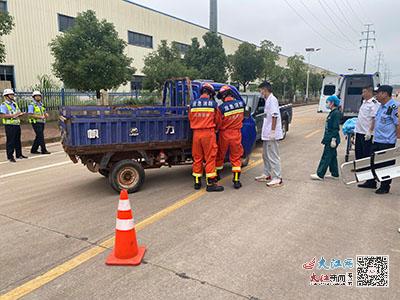 廣昌縣成功舉行2023年道路交通事故應(yīng)急處置演練 檢驗(yàn)部門聯(lián)動能力